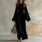 Victoria - Wide Sleeve Elegant Maxi Dress